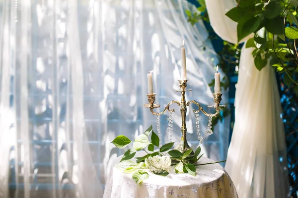 Decoración de la boda y flores — Foto de Stock