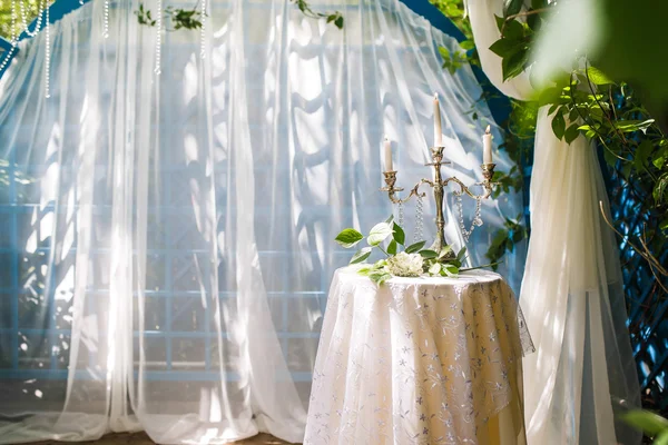 Decoración de la boda y flores — Foto de Stock