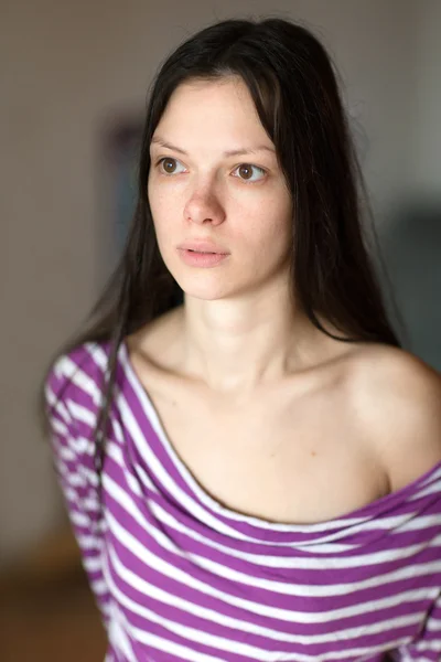 Retrato de uma mulher bonita. — Fotografia de Stock