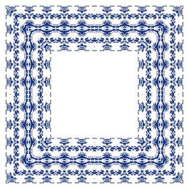 süslü çerçeve vektörel