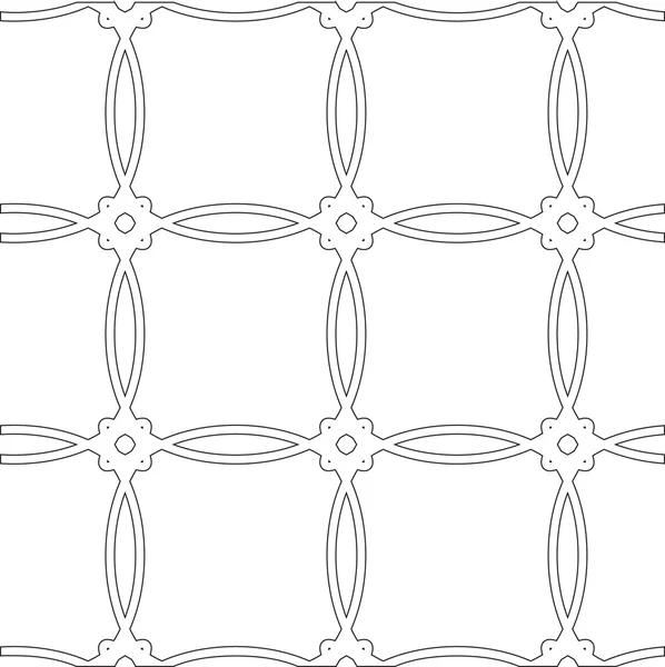 Patrón matemático vectorial. El patrón geométrico complejo. Patrón sin costuras de líneas delgadas . — Archivo Imágenes Vectoriales