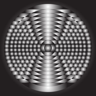 Optik illüzyon, gradyan vektörü, soyut geometrik tasarım öğesi.