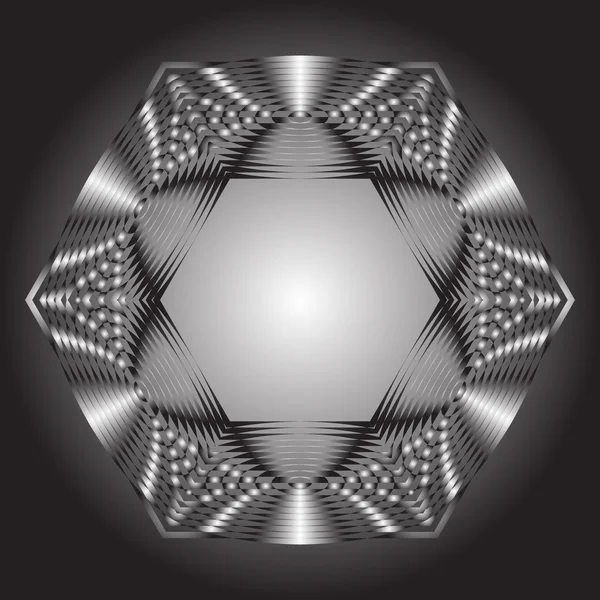 Optische illusie van de kleurovergang vector, abstracte geometrische ontwerpelement. — Stockvector