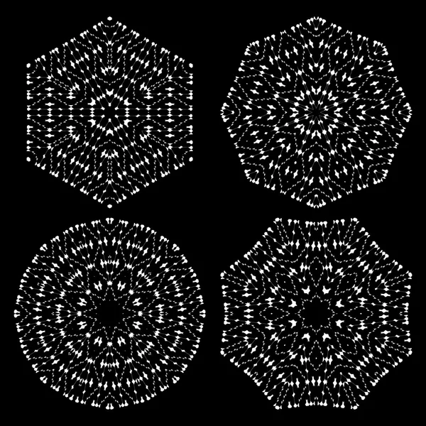 Dekorationsartikel zur Dekoration Ihrer Arbeit. Vektor-Designelemente. — Stockvektor