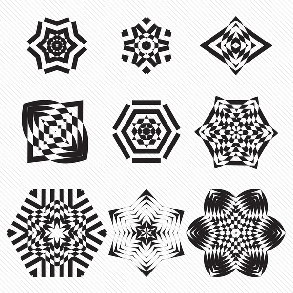 Decorative items to decorate your work. Set vector design elements. — Stock Vector