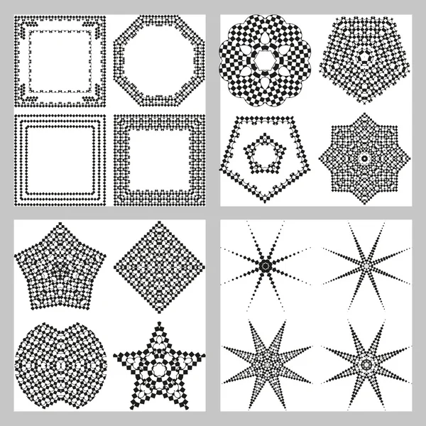 Decorative items to decorate your work. Vector design elements. — Stock Vector