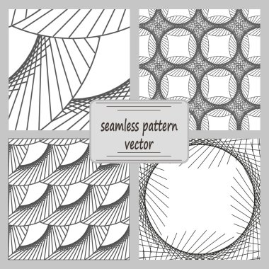 Dairelerin dikişsiz geometrik deseni. Ayarlamak