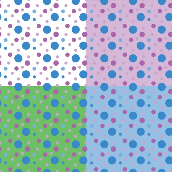 Seamless vector pattern of colored balls — Stockvector