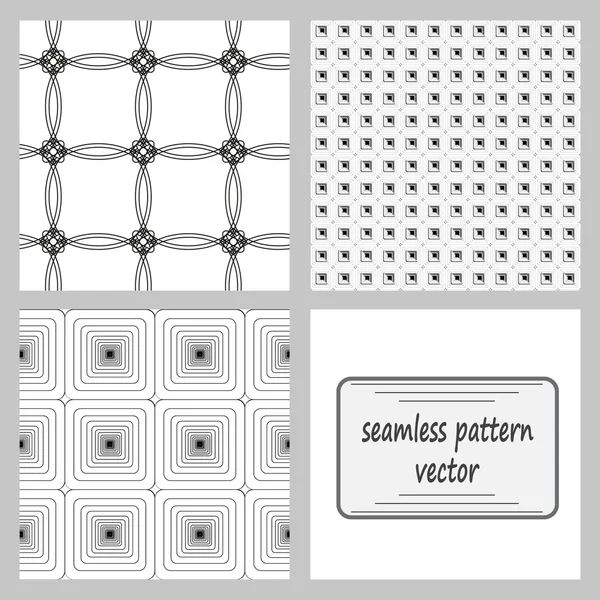 Monochrom elegantes nahtloses Muster — Stockvektor