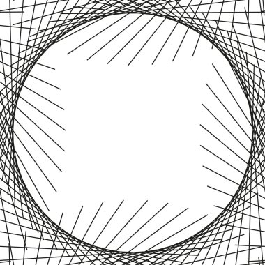 Çevrelerin kesintisiz geometrik desen. 