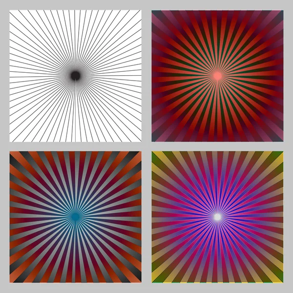 Abstract rays pattern — Stock Vector