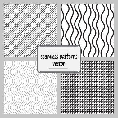 Tek renkli zarif seamless modeli küme