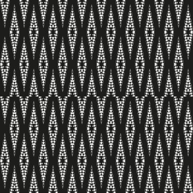 Dikey tek renkli siyah beyaz dikişsiz desen