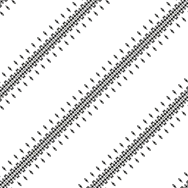 Diagonale modello bianco e nero senza cuciture — Vettoriale Stock
