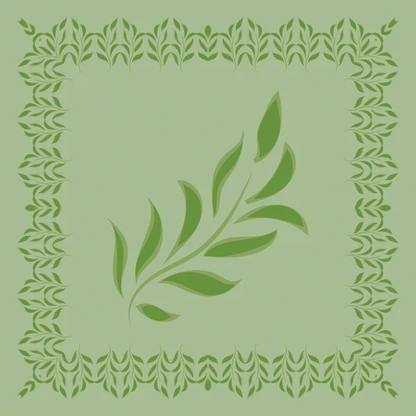 Векторная иллюстрация концепции экологии с глянцевыми зелеными листьями — стоковый вектор