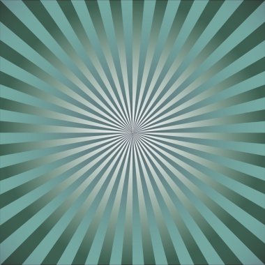 Işınları yayılan çizgili retro arka plan