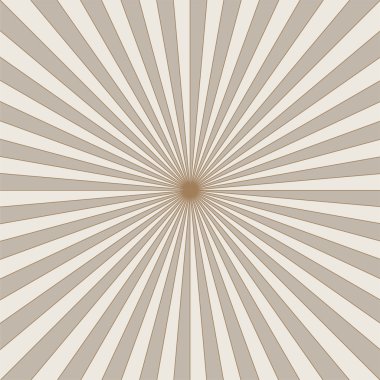 Işınları yayılan çizgili retro arka plan
