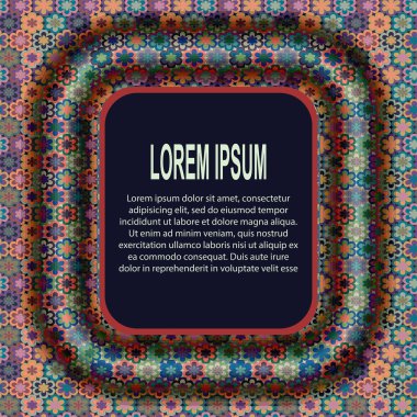 oryantal tarzı Vintage süslü kartları