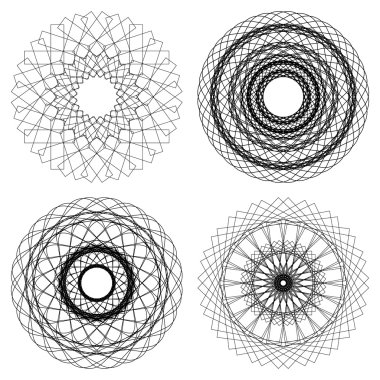Çalışmanızı süslemek için dekoratif öğeler. Vektör tasarım öğeleri. 