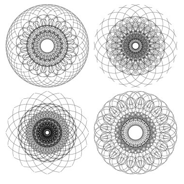 Çalışmanızı süslemek için dekoratif öğeler. Vektör tasarım öğeleri. 