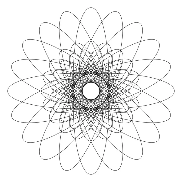 Patrón geométrico circular . — Vector de stock