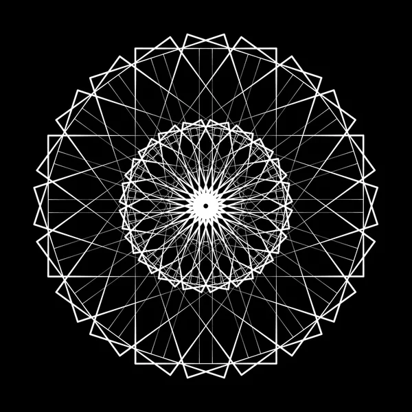 Geometrisches Kreismuster. — Stockvektor