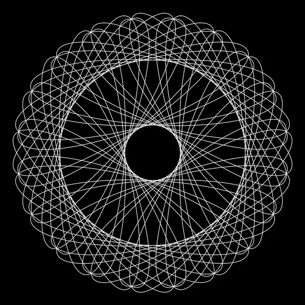 Padrão circular geométrico . —  Vetores de Stock