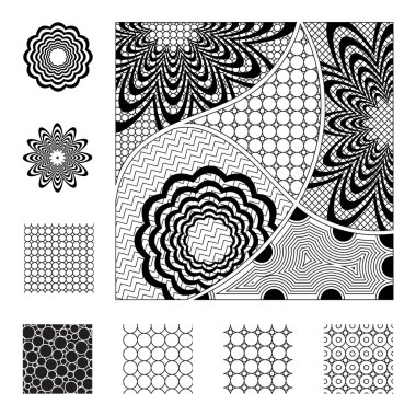 Zentangle and elements for zentangle