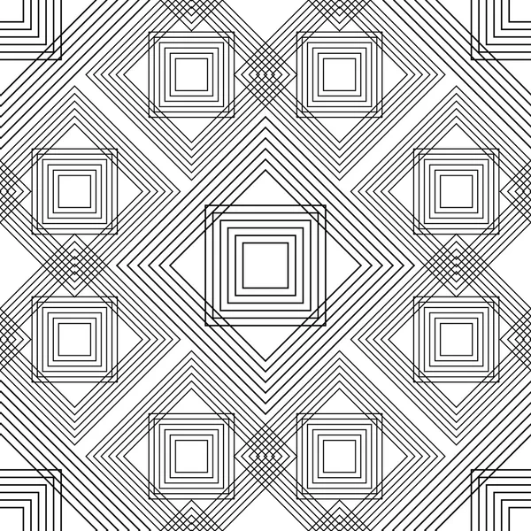 Monocromo elegante patrón sin costura — Archivo Imágenes Vectoriales