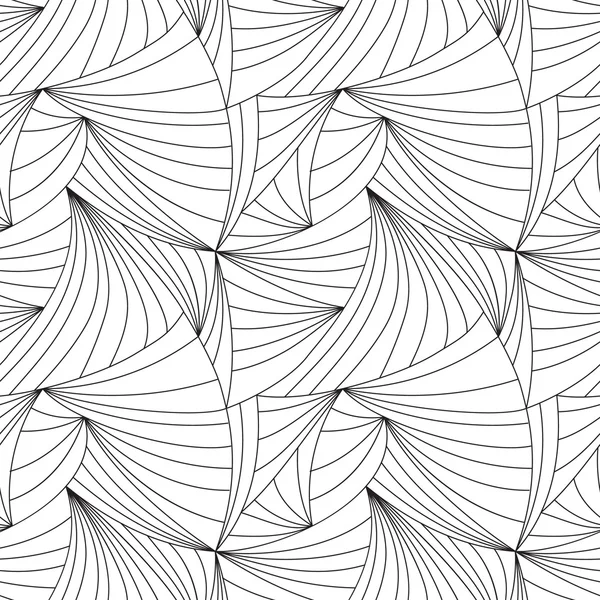 Modèle sans couture avec des lignes chaotiques — Image vectorielle