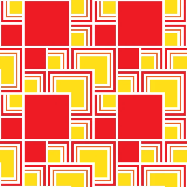Απρόσκοπτη μοτίβο χρωματιστά τετράγωνα — Διανυσματικό Αρχείο