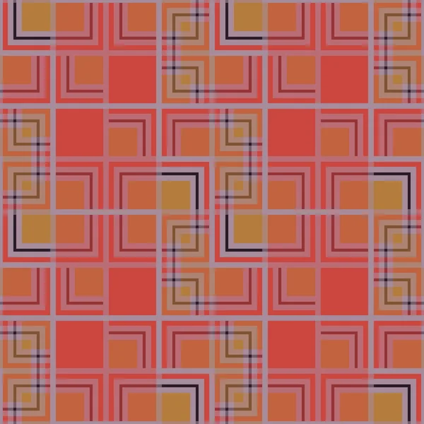 Bezešvé vzor barevných čtverců — Stockový vektor