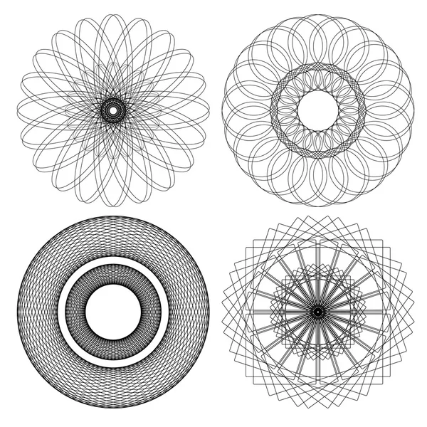 Artículos decorativos para decorar su trabajo. Elementos de diseño vectorial . — Vector de stock