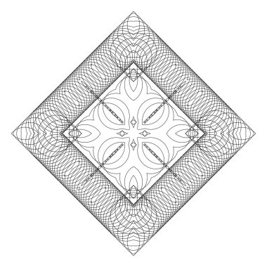 İnce halkalar geometrik desen