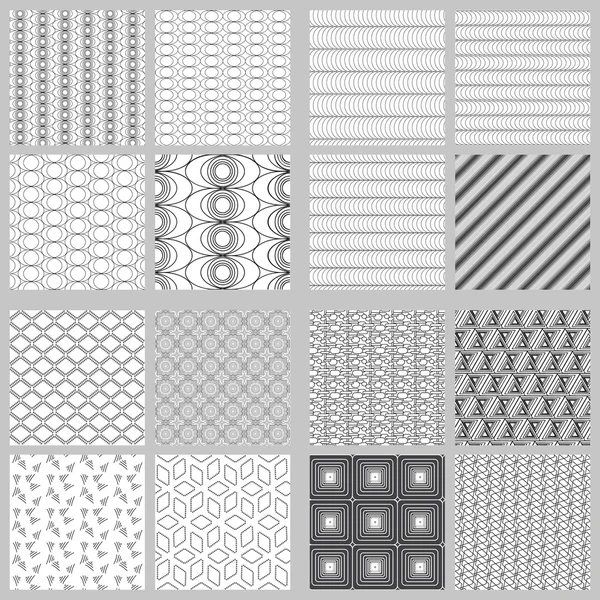 Das komplexe geometrische Muster. nahtloses Muster dünner Linien. — Stockvektor