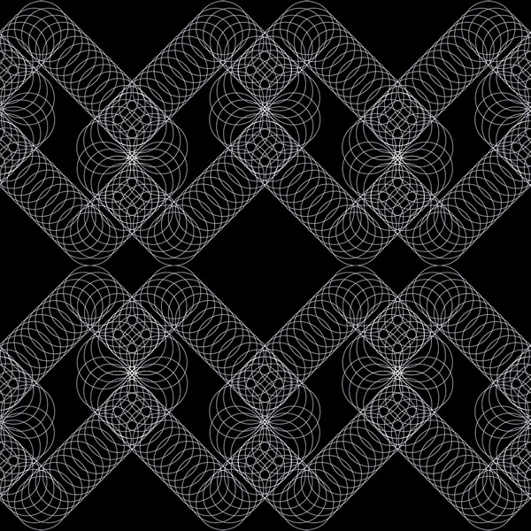 Naadloze geometrische patroon van dunne ringen — Stockvector