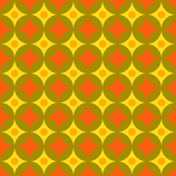 Modèle sans couture de cercles . — Image vectorielle