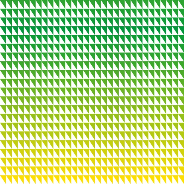 Fondo amarillo-verde de pequeños triángulos — Vector de stock