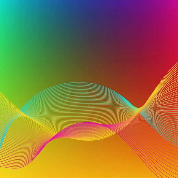 明るいグラデーションの背景 メッシュ 赤 青 緑 黄色 紫の色合い ストックベクター C Tanuna