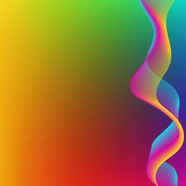 Fond de gradient lumineux. Mesh. Teintes rouge, bleu, vert, jaune et violet . — Image vectorielle