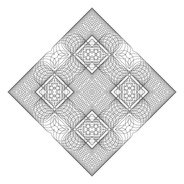 Modèle géométrique à partir de minces anneaux — Image vectorielle