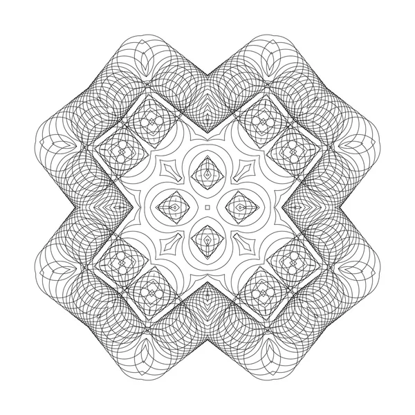 Patrón geométrico de anillos delgados — Archivo Imágenes Vectoriales
