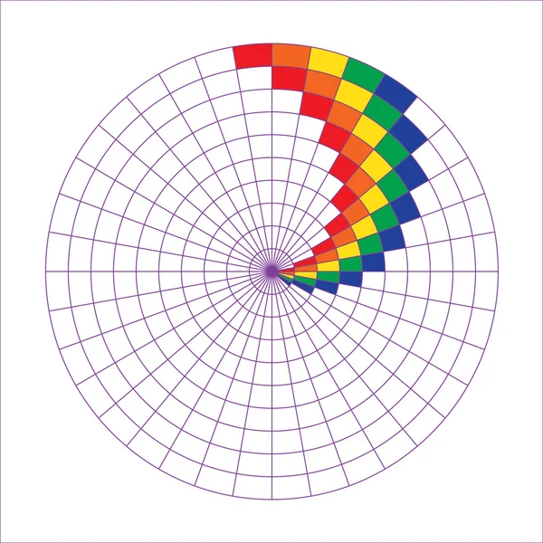 Цветовая спираль — стоковый вектор