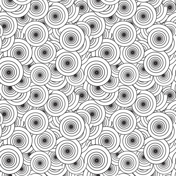 Fond sans couture de motif en spirale. Illustration vectorielle — Image vectorielle
