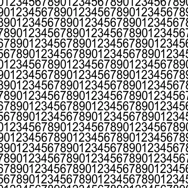 Numeri di sfondo. Schema senza soluzione di continuità. Vettore . — Vettoriale Stock