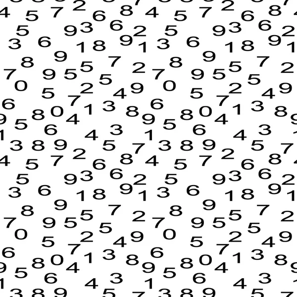 Numaraları arka plan. Seamless modeli. Vektör.