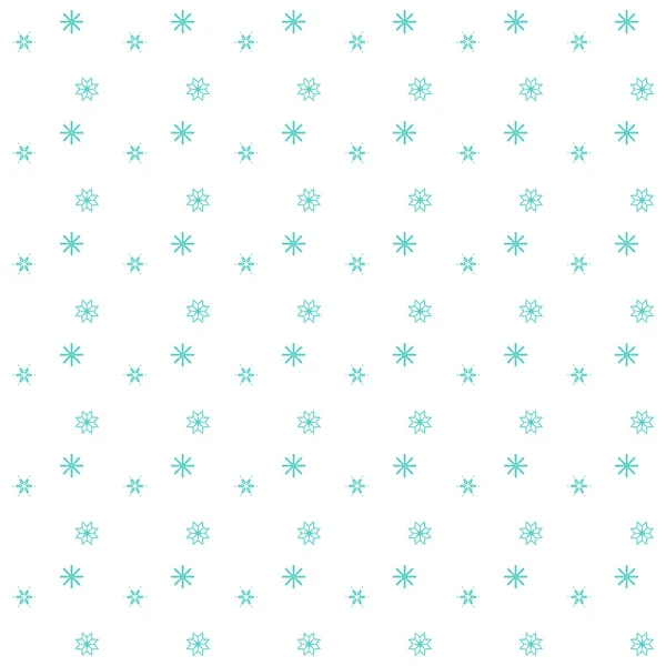 Fond d'hiver sans couture avec flocons de neige — Image vectorielle