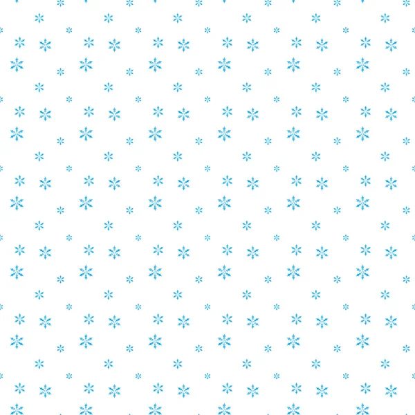 Fond d'hiver sans couture avec flocons de neige — Image vectorielle