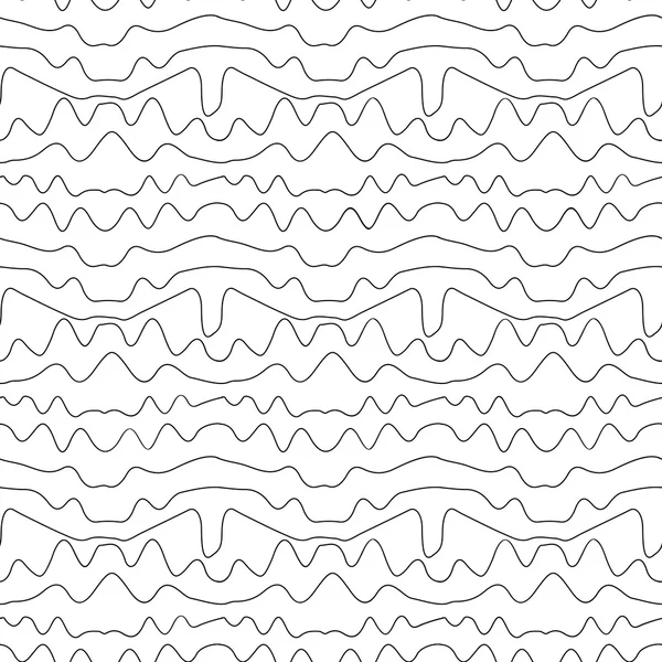 Monocromo elegante patrón sin costura — Archivo Imágenes Vectoriales