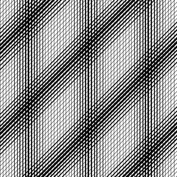Le strisce diagonali lucenti e i quadrati su uno sfondo nero. Senza fine senza soluzione di continuità . — Vettoriale Stock